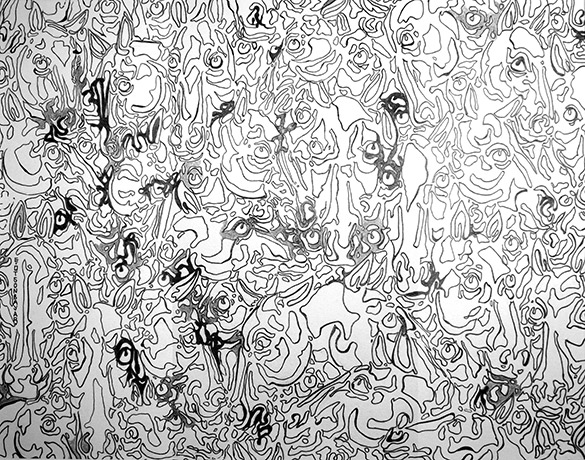 Agt by OTGO 2005, pencil on paper 24 x 30 cm