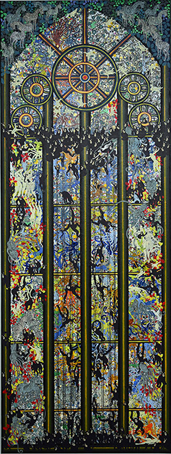 Cathédrale des Trois Grâces –1/3 by OtGO 200 x 75 cm