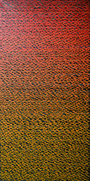 88888888 - 2 by OtGO 2025-2026, consists of 8 equal-sized single paintings, acryl on canvas, 200 x 800 cm. each measuring 200 x 100 cm