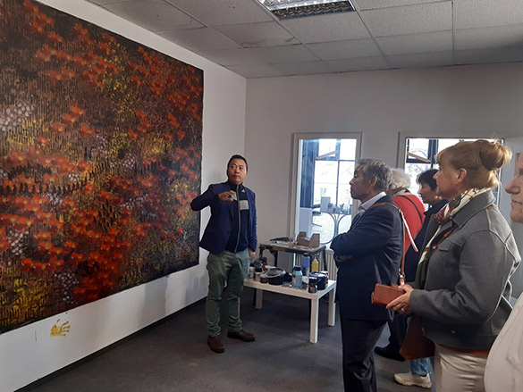 Deutsch-Mongolische Gesellschaft: Gemeinsamer Besuch der Galerie und Ausstellung des mongolischen Malers Otgo in Berlin