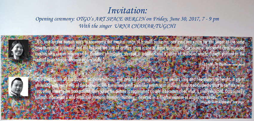 Einladung OTGO'S ART SPACE BERLIN