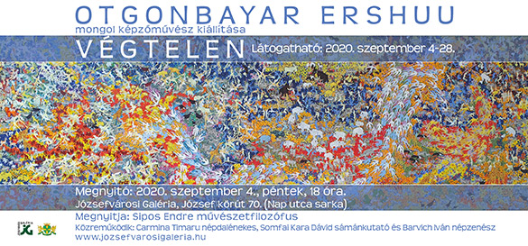 VÉGTELEN ‚INFINITE’ SOLO OTGO SHOW Józsefvárosi Galéria, Budapest, Hungary Opening on Friday, September 4th, 2020 The exhibition from 04 to 28 September