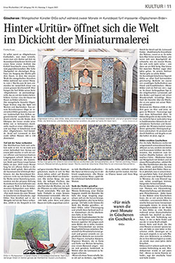 In sich ruhend Kraft des Malens folgen Urner Wochenblatt