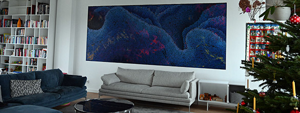 DALAI by OTGO 2019-2020, acryl on canvas 160 x 400 cm