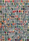 Cabinet of Curiosities Zebras 24/30: 30 pictures with stamps by OtGO 2024–2025, consists of 30 equal-sized single paintings, ink and acryl on original Stamps, each measuring 420 by 297 mm (A3)