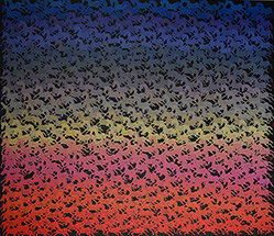 MORI –1/2 by OtGO 2024, Acryl auf Leinwand, 130 x 150 cm