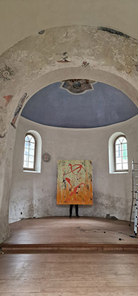 30 DEGREES Alvar Beyer, OtGO & David Rickard Alte Kirche, Göschenen, Schweiz