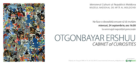 OtGO Solo Show ‚Cabinet of Curiosities‘ NATIONAL ART MUSEUM OF MOLDOVA. Otgonbayar Ershuu